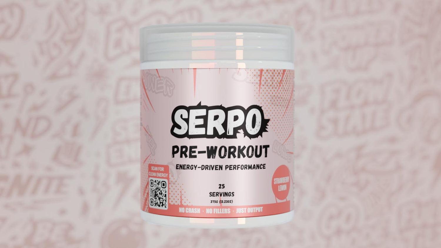 Serpo Pre-Workout Strawberry Lemon
